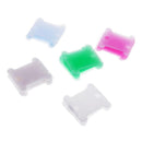 50pc Plastic Thread Winding Plate Board Embroidery Floss Bobbin Spool Holder