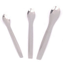 3pcs/Set Stainless Steel Medicinal Ladle Spoon Chemistry Experiment Pharmacy %x