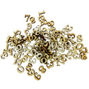 200pcs 15mm Wooden Shapes 0-9 Arabic Numbers Embellishments for Crafts DIY