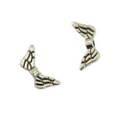 100 Pieces Angel Wings Shape Charms Pendants for Jewelry Making Crafts 14mm