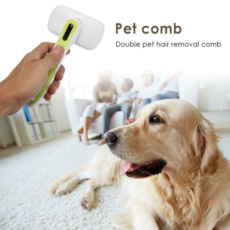 Multi-Purpose Pet Dog Hair Brush Puppy Shedding Removal Grooming Clean Comb