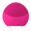 Silicone Cleanser Electric Equipment Facial Massage Brush Skin Care (Red)