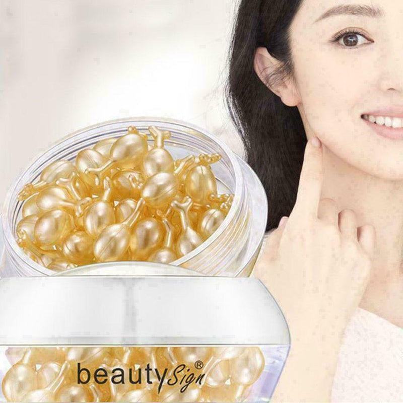 37Pcs Face Serum Capsules Reducing Fine Lines Skin Lifting Brightening Hydr Z2A8