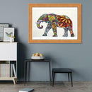 5D DIY Special Shaped Diamond Painting Elephant Pattern Embroidery Ornament