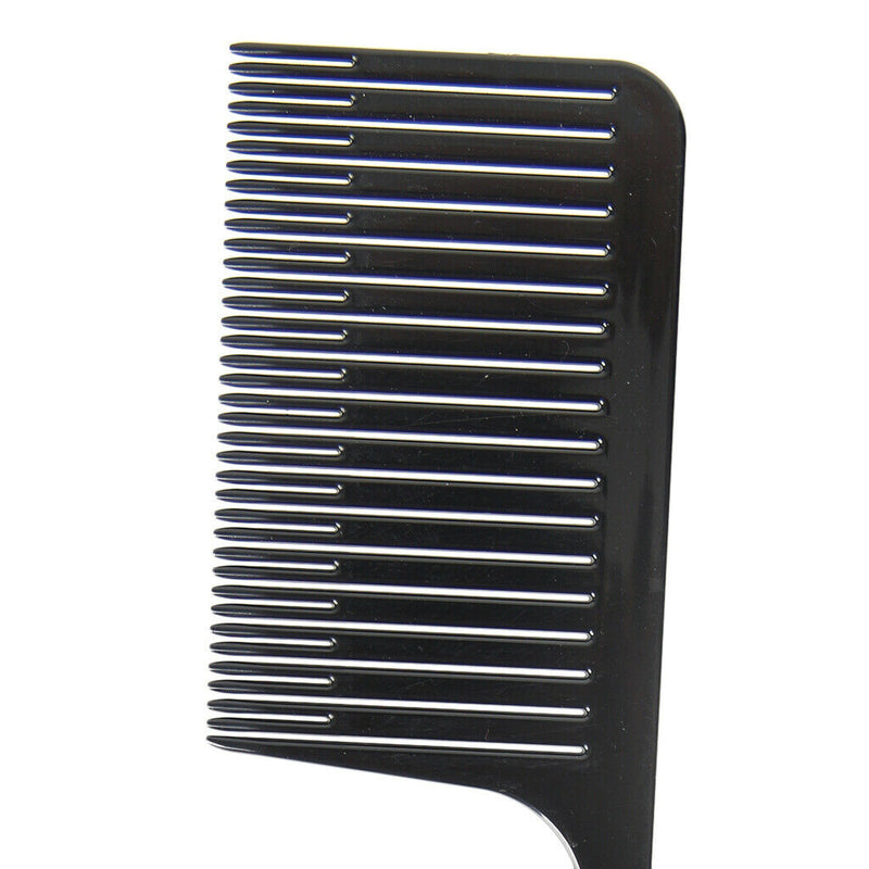 2x Professional Highlight Comb Foiling Hair Salon Dyeing Combs Brush Black