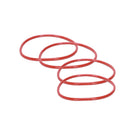 O-ring seal, oil seal, silicone, 50 x 2.5 mm, brick red, 10 pieces
