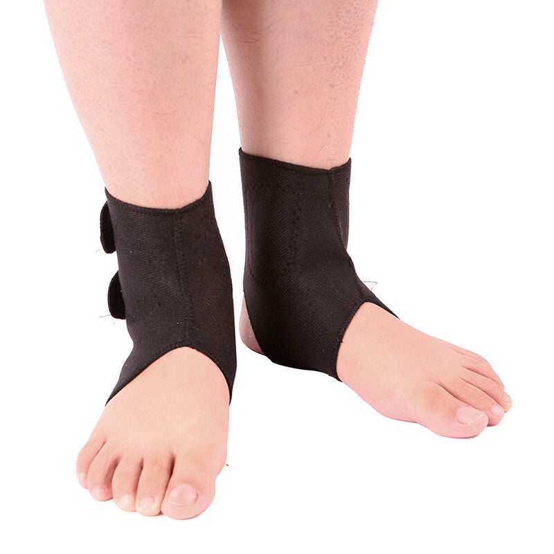 1Pair Self-heating Tourmaline Far Infrared Magnetic Therapy Ankle Support Dlxd