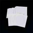 50 PCS CD DVD Disc Paper Sleeves Envelopes Storage Clear Window Case Flap