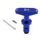 Car Engine Oil Caliper Pull Handle Blue for Ford Mustang GT V8 GT500