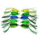 5Pcs Fishing Lures Large Frog Topwater Crankbait Hooks Bass Bait Tackle