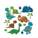 Cute Dinosaur Patches Household Heat Iron on Transfer Stickers DIY Clothes DecJR