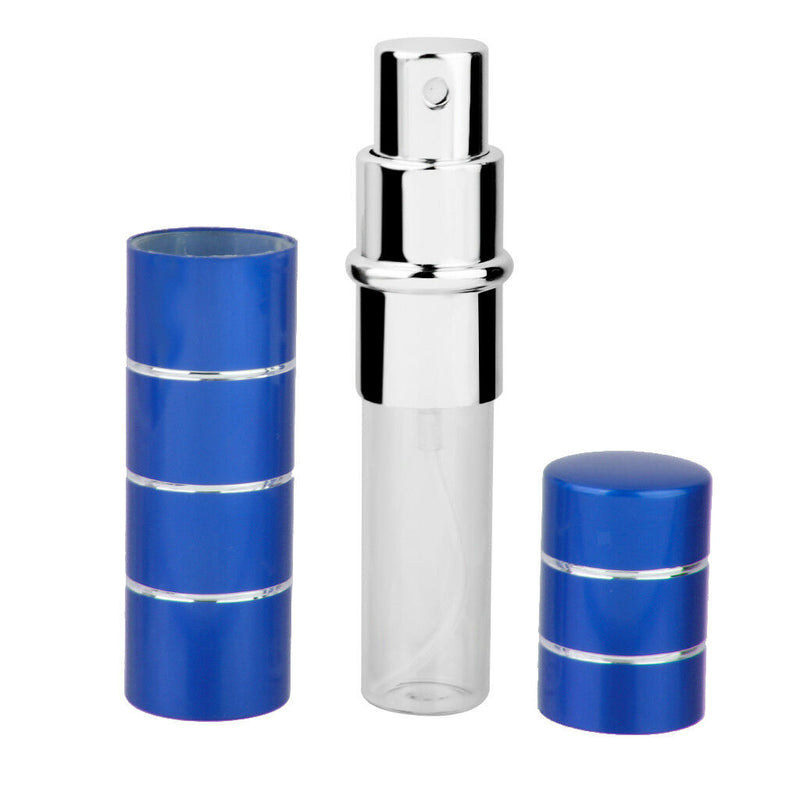 2 x Perfume Spray Vials Empty Scent Pump Container Bottle Atomizer Pot 10ml