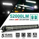 20inch 1200W Led Light Bar Dual Row Spot Flood Combo Work UTE Truck SUV ATV  Ew
