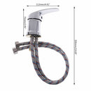 Zinc Alloy Hot & Cold Water Faucet Wash Hair Tap Mixing Valve Beauty Salon Bed