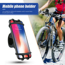 Pull Button Bike Phone Holder Silicone Adjustable Bicycle Handlebar Bracket A