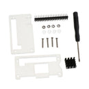 2Set 4in1 Acrylic Case Shell Protection Box for Raspberry Pi Zero Clear