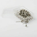 800 Pieces Map Tacks 1/8-Inch Retro Plastic + metal Beads Head Marking Push