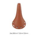 Bicycle Saddle Leather Soft Bike Seat Cover Mat MTB Bike Cushion (Brown)