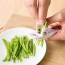 2Pcs Bean Peeler Slicer Cutter Shredder Multi-Purpose Green Remover Stringer