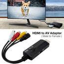 HDMI To RCA AV Video Audio Cable Converter Adapter 1080P For TV VHS VCR DV NEW