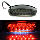 Universal 12V Motorcycle LED Rear Brake Tail Plate Light License Plate Light