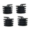 10x Black Scupper Bung Kayak Replacement Accessory Stopper Plug Deck Fittings