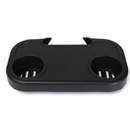 Chair Lawn Black Cup Holder For Zero Gravity Patio Lounge Pool Beach Side Tray--