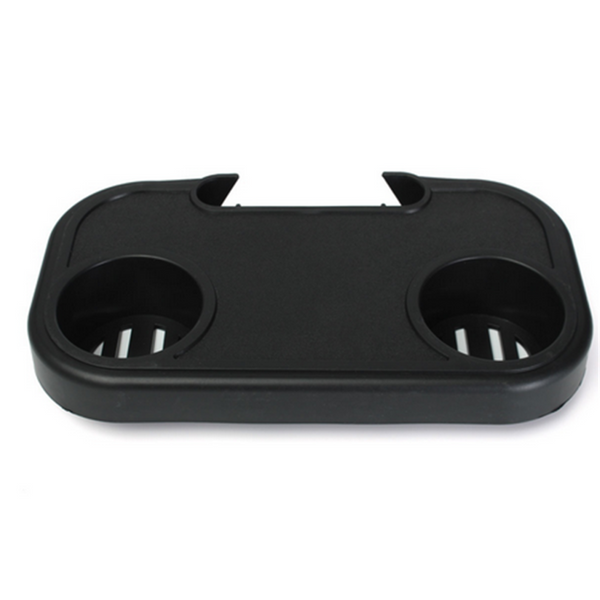 Chair Lawn Black Cup Holder For Zero Gravity Patio Lounge Pool Beach Side Tray--