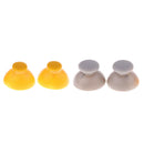 8Pcs Replacement Joystick Caps Grey+Yellow for  GameCube NGC + Tools