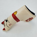 Golf Blade Putter Head Cover Protector Club Headcover Lucky Cat Golfer Gift