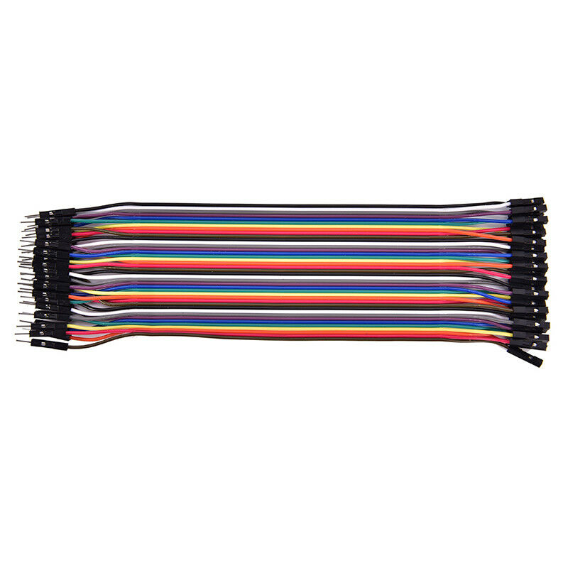 40PCS wire jumpercables 20cm 2.54MM male to female 1P-1P For Arduino p8 J fiJ Cy