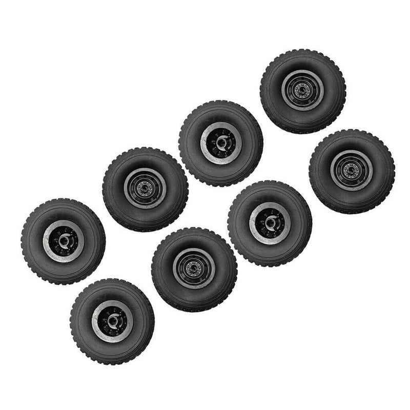 8x RC Tire Black for WPL B14 B14K B24 C14K C24 C24K B36 DIY Upgrade Parts