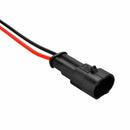 5x 2Pin Car Waterproof Electrical Connector Plug with Wire AWG Marine 6cm 3C Nw