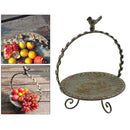 Iron Fruit Bowl Bowl Decorative Snack Holder for Kitchen Reception Dining Table