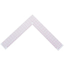 Tailor Drawing Craft Tool L-shape Ruler Sewing Square Curve Ruler Plastic Ga ME