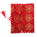 Table Runner Flower Tablecloth Cover Table Cloth Venue Decor Red 40cmx150cm
