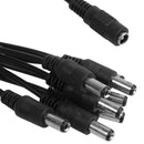 5.5x2.1mm 8 Channel Splitter DC Power Cable Power Supply For Secuirty CCTV
