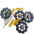 4Pcs Hand Twist Leveling Nut+4Pcs Hot Bed Light Load Compression Mould Die  A1F5