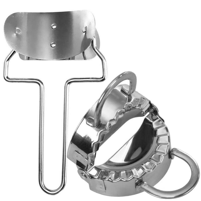 1 Set Kitchen Dumpling DIY Maker Mold Dough Press Ravioli Making Stainless Steel