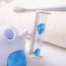Cute Kids Hourglass Toothbrush Holder Timer Three Minutes Smile Sand Timers J8O9