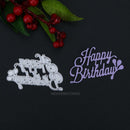Birthday DIY Metal Scrapbook Craft Embroidery Cutting Die hv2n