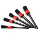 Detail Brush (Set Of 6), Auto Detailing Brush Set With A Car Wash Mitt For