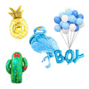 Hawaiian Flamingo Boy Girl Pineapple Cactus Balloons Decoration Kits