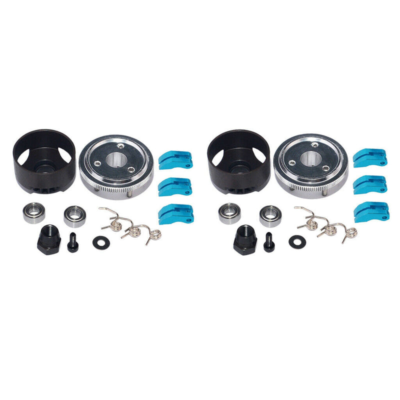 2 Set 14T Gear Flywheel Assembly 1/8 RC Car Bearing Clutch Bell Nut Springs