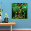 DIY Full Round Diamond Painting Tree Fairy Wall Picture Craft (X127 Green)