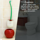 Creative Lovely Cherry Shape Clean Tool Toilet Bathroom Toilet Brush Cleani F1B9