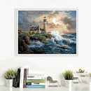 5D DIY Full Drill Diamond Painting Quiet Village Cross Stitch Embroidery