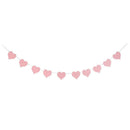 Heart Garland Banner Wedding Party Home Decoration (Pink) U8I6