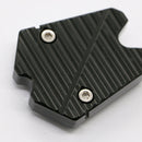 Motorcycle Side Kickstand Pad Enlarger for Vespa GTS GTV 300ie 3Vie Black