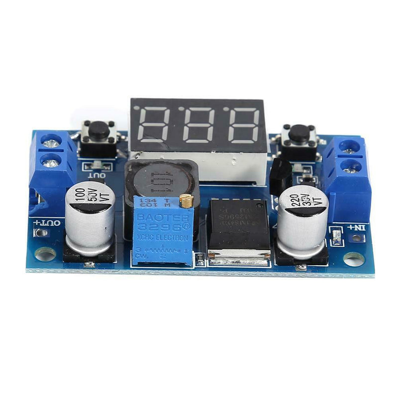LM2596S Digital Display Power Supply DC-DC Adjustable Buck Module (Blue) A
